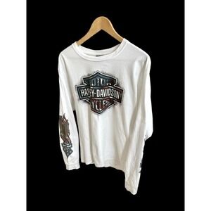 Men's Harley Davidson Long Sleeve Shirt 2020 Sz Medium/Large Eagle